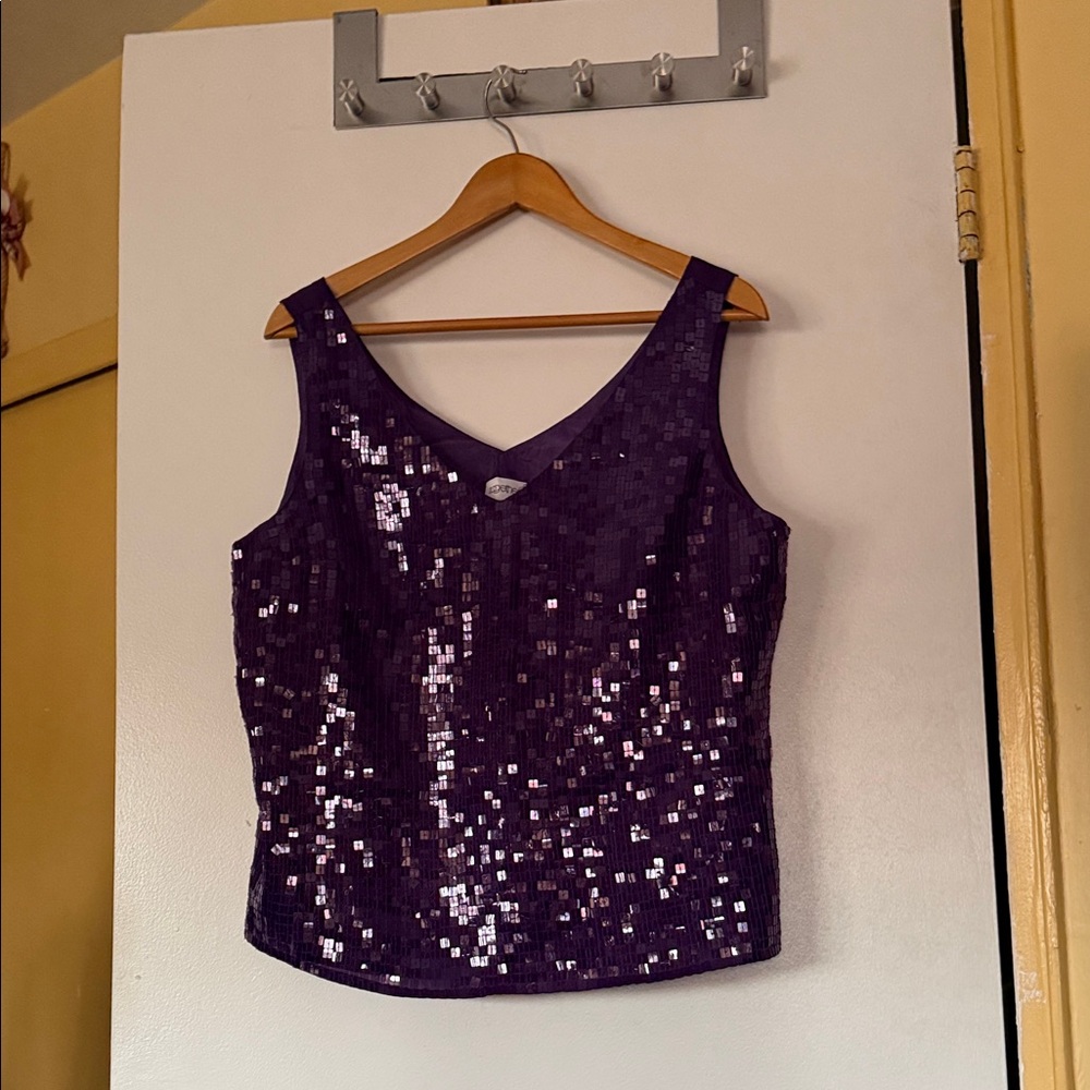 Together Purple Sequin Blouse
